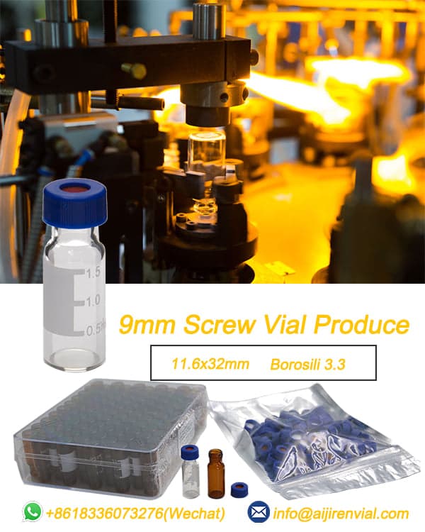 Sigma screw HPLC autosampler vials with screw caps